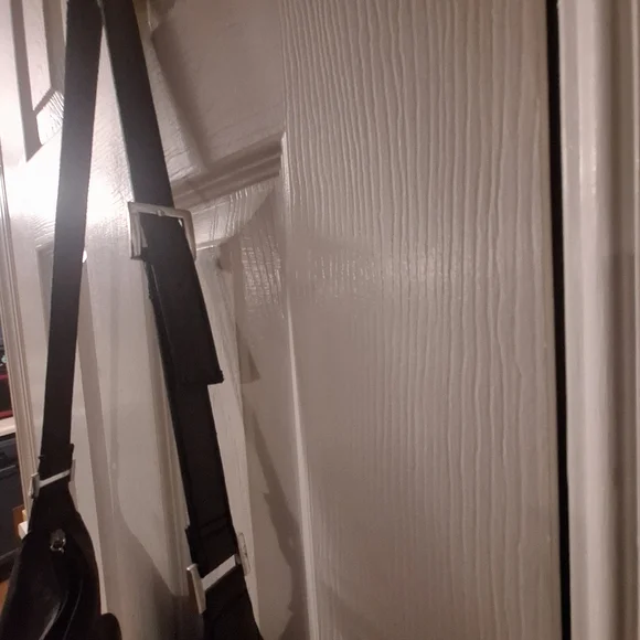 Black Leather Shoulder Bag By Capezio - Picture 12 of 16